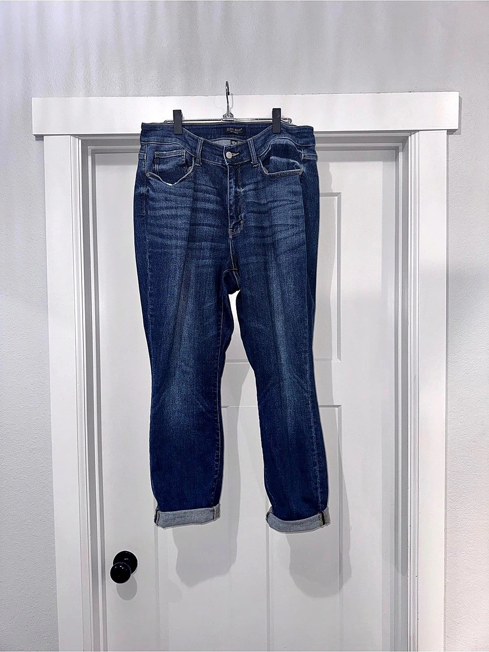 Judy Blue Boyfriend Fit Boyfriend Jeans in Blue Size 14W Like New